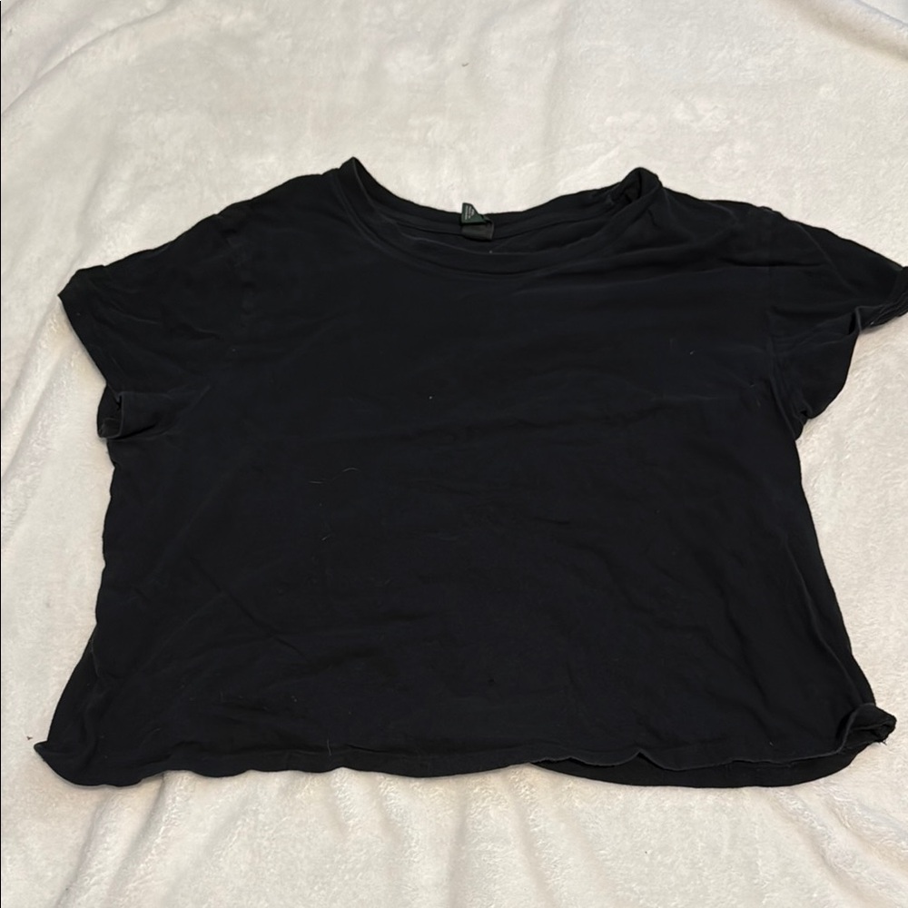 Wild Fable Black Crop Top